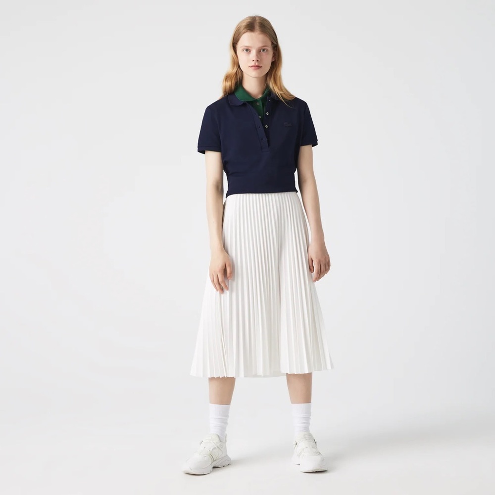 Lacoste Women’s Elasticized Waist Flowing Pleated Skirt